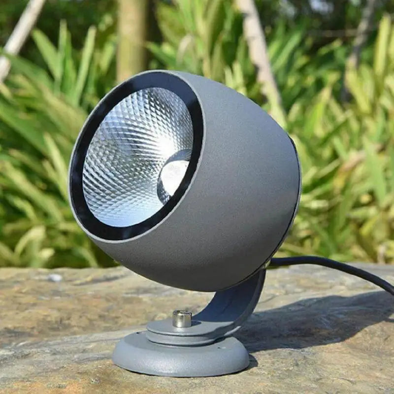 projecteur éclairage extérieur ip65 led 10w 20w 30w moderne gris mat aluminium fixe