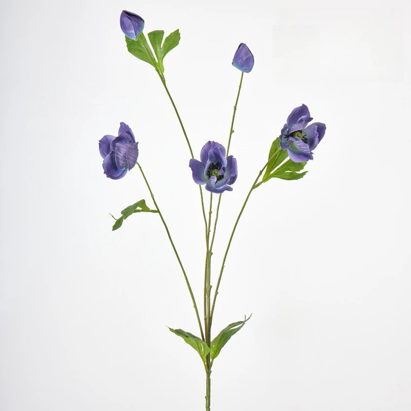 décoration intérieure bouquet artificiels fleurs violet rose feuilles vertes mariage anniversaire minimaliste