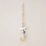 décoration murale artisanale hippocampe poisson coquillages étoile mer marine enfant chambre