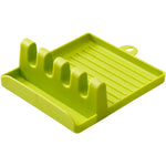 organisateur cuisine spatules cuillères baguettes couvercle support mur transparent moderne minimaliste