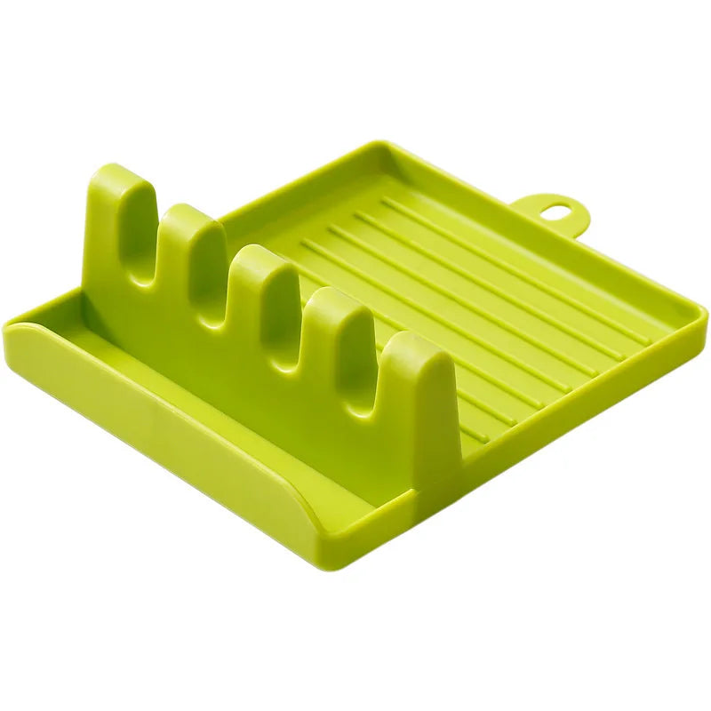 organisateur cuisine spatules cuillères baguettes couvercle support mur transparent moderne minimaliste