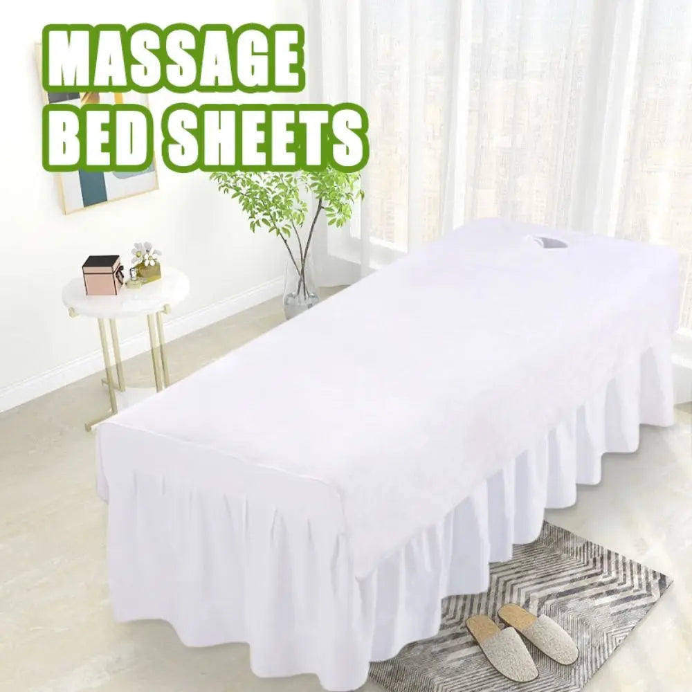 drap massage velours uni blanc rose marron gris 80x200cm 120x200cm