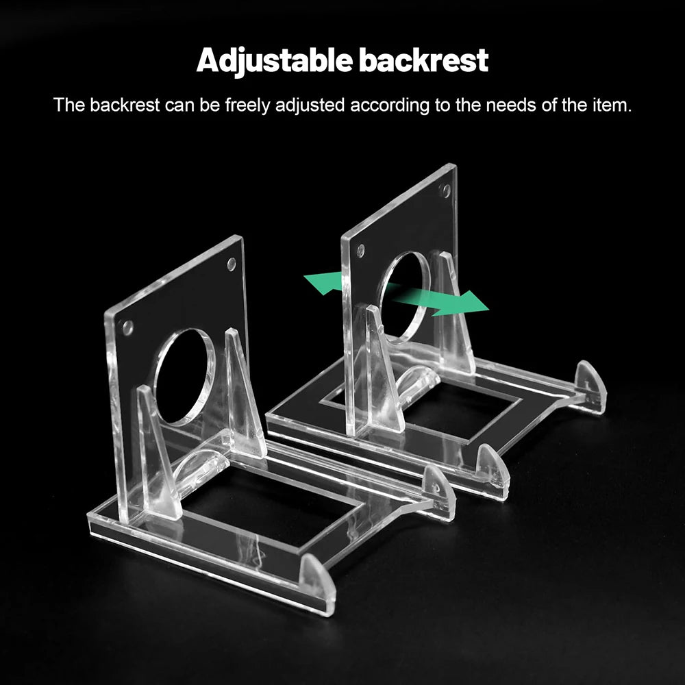supports ajustables smartphones transparents respectueux environnement clips modernes salon rechargeables
