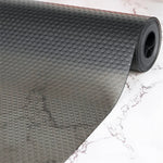 tapis rangement noir anti dérapant moderne points ronds éva adhésif grande taille