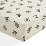 drap housse coton bébé arc ciel floral nuages motifs doux minimaliste enfantin protège matelas