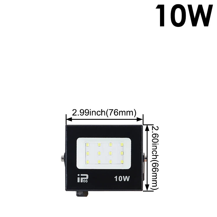 projecteur led extérieur moderne ip66 imperméable noir mat 100w 200w