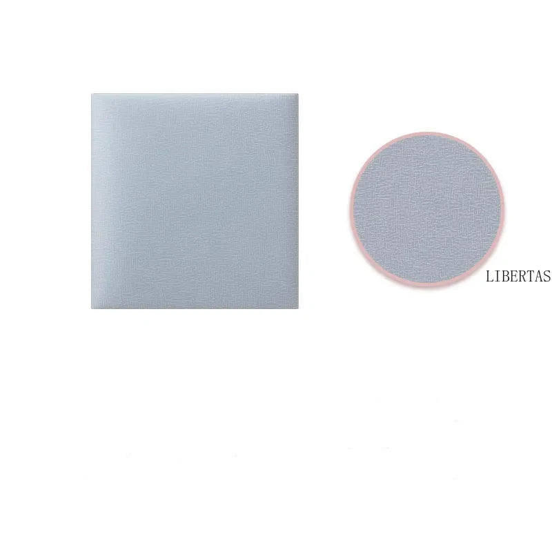 tête lit moderne rectangle stickers adhésifs 20x40cm 20x50cm bleu clair rose pâle