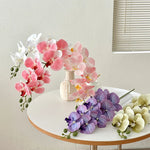 Orchidées artificielles rose violet blanc modernes mariage décoration intérieure festive