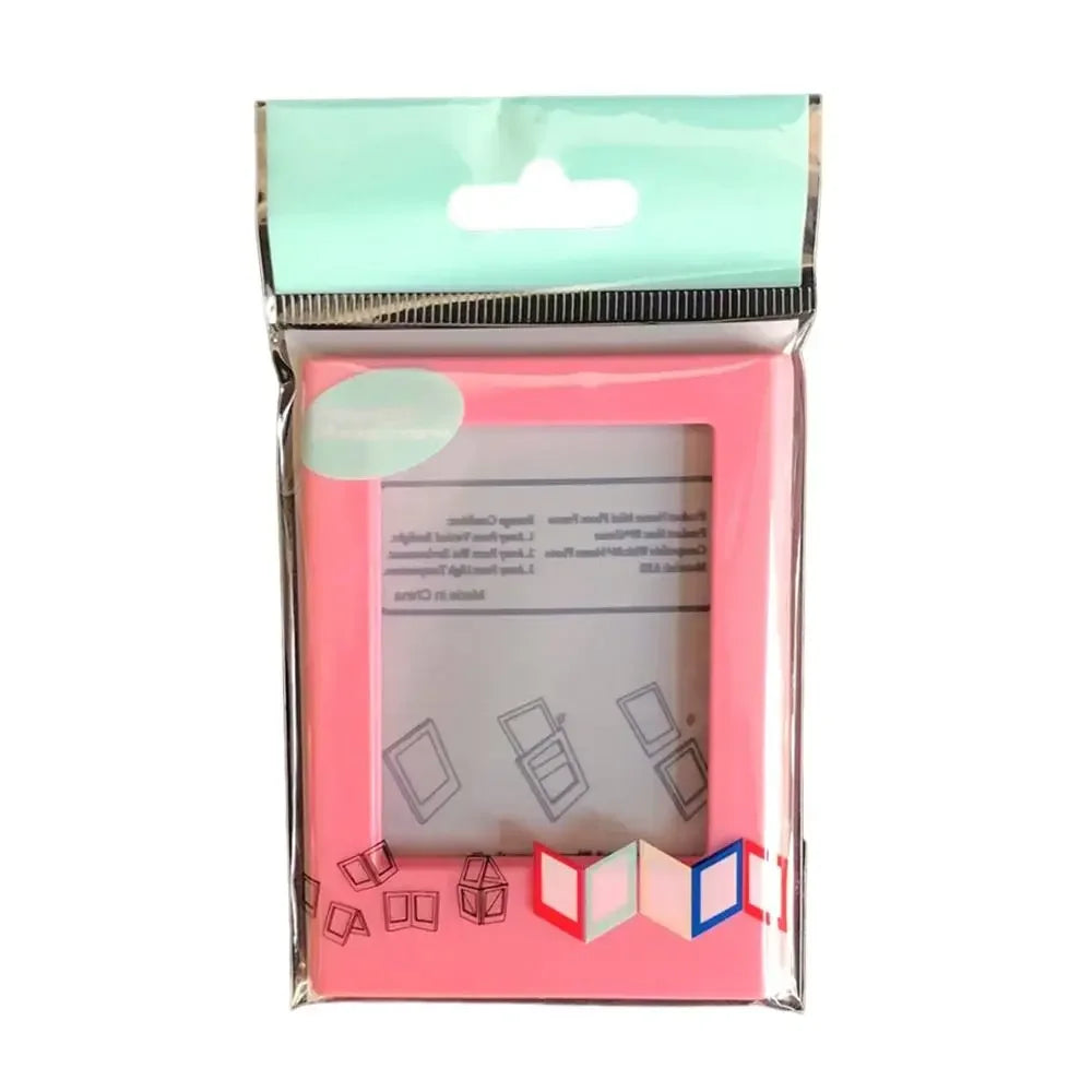 cadres photo transparents modernes miniatures multicolores 6.2cm 8.8cmversible