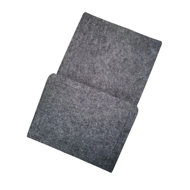 sac rangement gris moderne poche tablette smartphone écouteurs fruits pliable respectueux environnement multifonctionnel salon