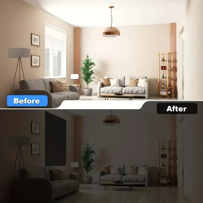rideau occultant noir adhésif fenêtre opaque minimaliste facile maison