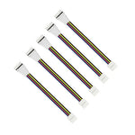 connecteurs électrique broches blancs moderne câbles 50cm RGBCCT LED sans soudure