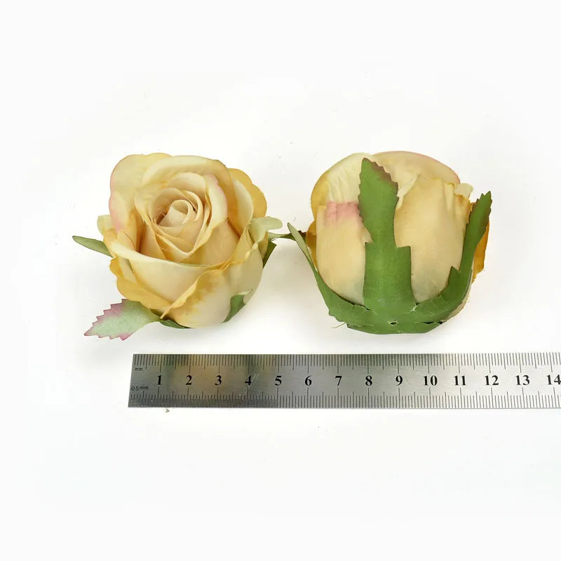 décoration intérieure bouquet roses artificielles classique vert feuilles anniversaire mariage chambre festive