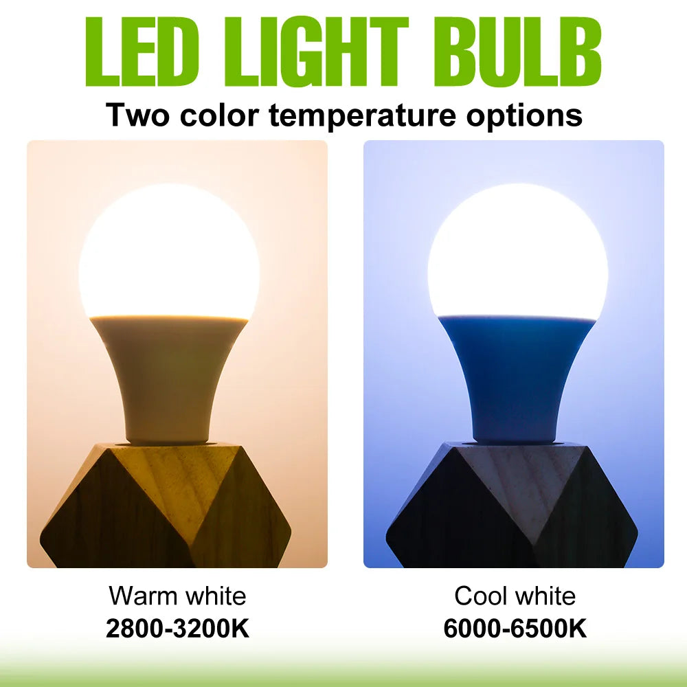 ampoule led 2800k 6500k e27 moderne blanc chaud froid opacité mat 20000h