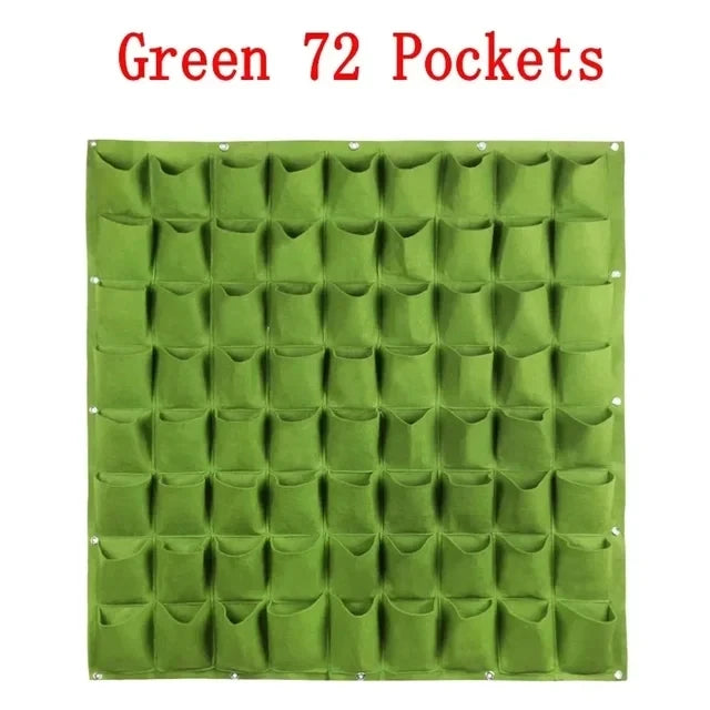 porte plantes mural vert texture feutre moderne fixations grilles plantes succulentes deco maison