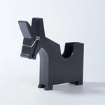 support stylos porte papier cheval blanc rose rouge moderne minimaliste clips