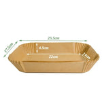papier cuisson plissé rectangle antiadhésif moderne 100pcs 255cm 175cm respectueux environnement