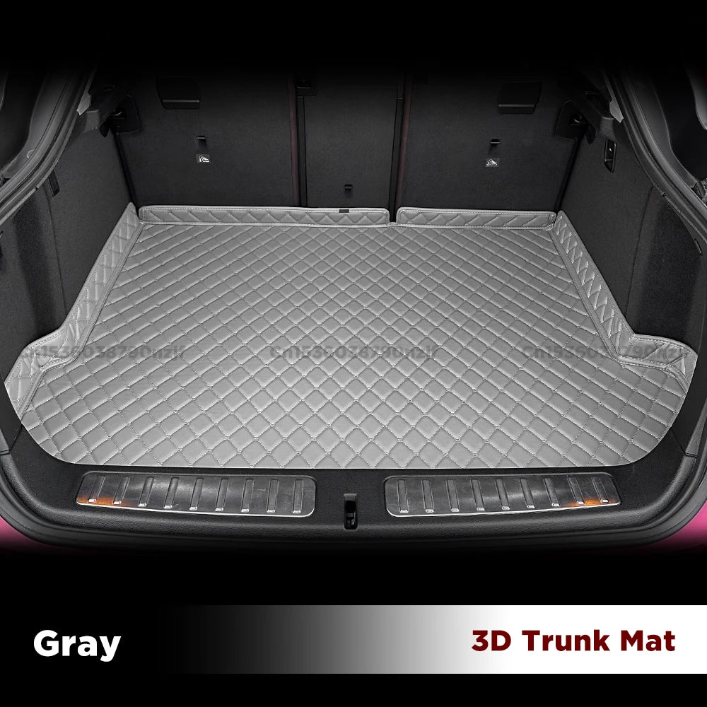 tapis sol coffre cuir mercedes benz ml w164 2008 2011 luxe noir