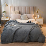 couverture laine gris beige moderne douce anti boulochage portable hospitalière hiver voyage pique nique