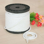 corde métallique inoxydable tressée blanc argent spool anneaux boucles rideau accessoires industriels utilitaires
