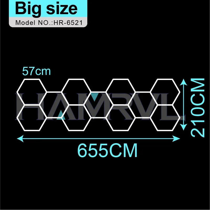tube led blanc hexagonal moderne adhésif flux lumineux 2000 82000 121v 240v