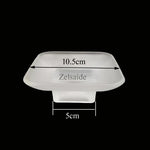 assiettes bol blanc cuivre chrome moderne sans motif opacité fixations invisible