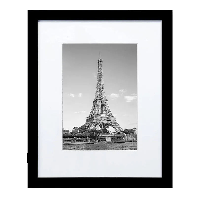 cadres photo modernes noir blanc mat amovible tour eiffel 5x7 8x10 11x14