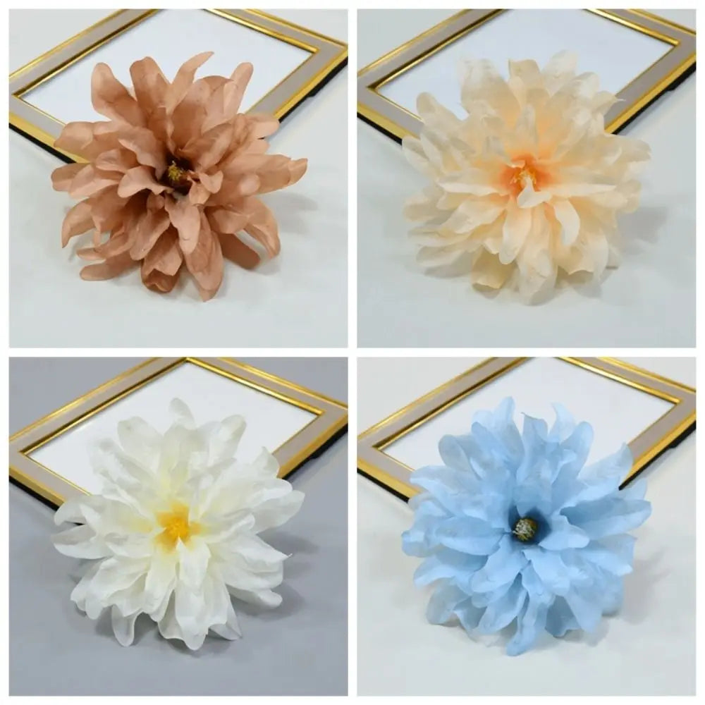 fleurs artificielles rouge bleu beige blanc orange rose violet modernes décoration intérieure boîte 15cm