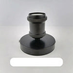 socle lampe moderne noir cuivre argent doré mat métal vis câbles électrique