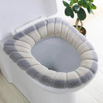 couvre siège toilette velours gris rose bleu vert beige confortable moderne salon
