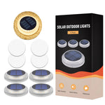 lumières solaires led ip68 auto on off extérieures étanches blanc bleu moderne