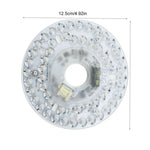 module lumineux ventilateur led blanc blanc chaud neutre moderne vis fixations