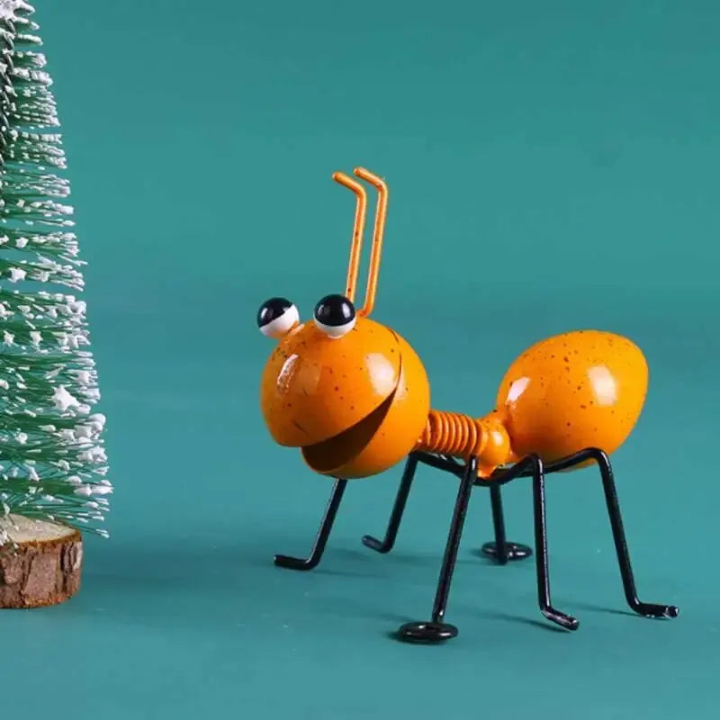 décoration murale métal fourmis animaux orange vert rouge bleu artistique ludiqueintérieur maison chambre salon