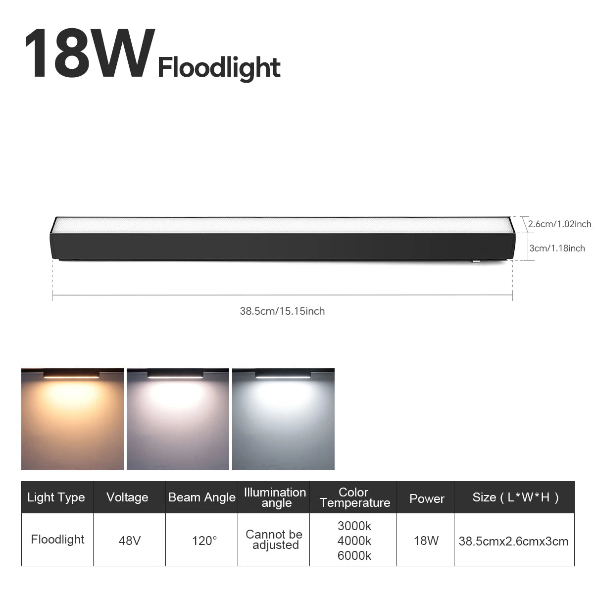 éclairage led spots clips magnétiques rail noir moderne 249 2000 lumens cct