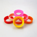 bracelet silicone résistant anti chute protection poignet sport couleur unie simple robuste
