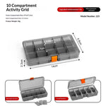 boîtes rangement détachables gris orange modernes compartiments outils bricolage maison organisation bijoux