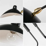 lumière suspension moderne noir doré têtes têtes 6000K 3000K