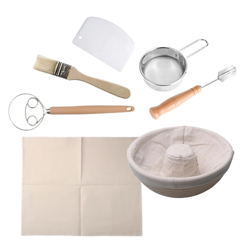 panier pain rustique bords osier coton beige clair couvercle artisanal bếp