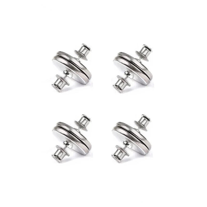 rideaux boutons magnétiques argentés modernes adhésifs facile fenêtre française opaque paires