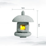 lanterne traditionnelle japonaise pierre naturelle gris opaque jardin zen