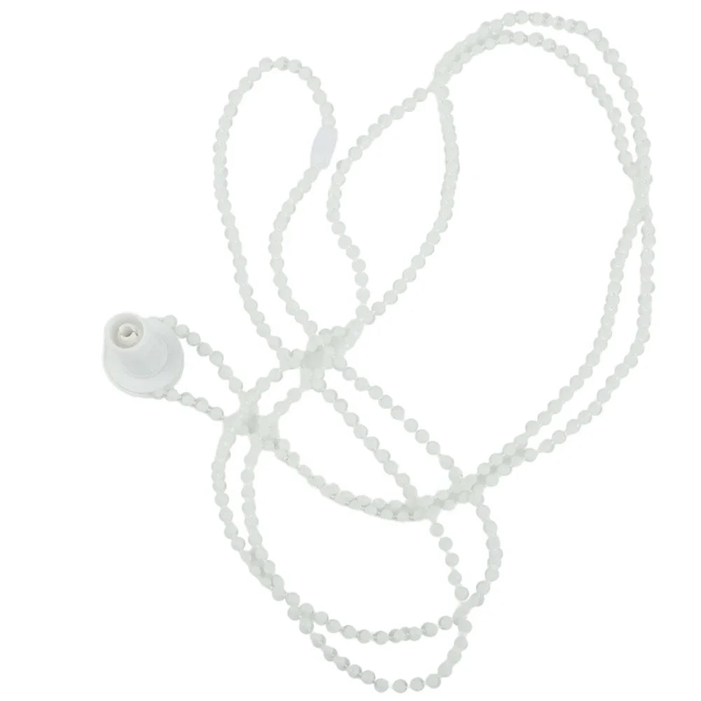 rideau enroulable maille fine beige clips moderne tube commande chaîne