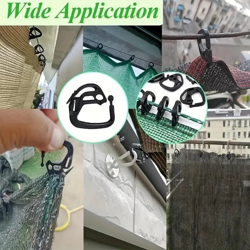clips suspension noir modernes fixations extensibles protection solaire agricole accessoires robustes