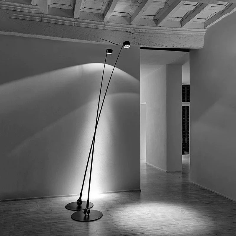lampe sol moderne led noire 6w 10w 90v 260v interrupteur bouton chambre salonhôtel