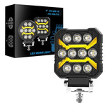 lampe led travail noir jaune 6000k ip68 15w 50000h 1500lm moderne robuste