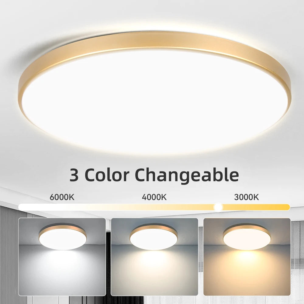 lampe led moderne noir or 220v 30w 40w 50w(toucher) 180265v