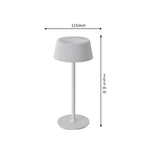 lampes table led rechargeables usb moderne noir blanc plissé sans ombre