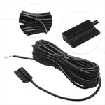 câble électrique moderne noir 5m détecteur magnétique fixations outil jardin
