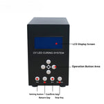 lampe polymérisation uv led professionnelle écran lcd adhésifs photosensibles machine noire