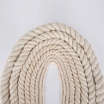 corde coton naturel beige clair macramé artisanat décoration rustique textile maison bricolage