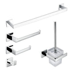 porte serviettes chrome moderne porte savon porte telephone ensemble salle bain vis fixations métal